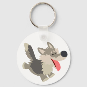 Llavero Curte Frolicsome Personalizado Wolf Keychain