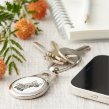 Curte Hungry Personalizado Striped Hyena Metalizad