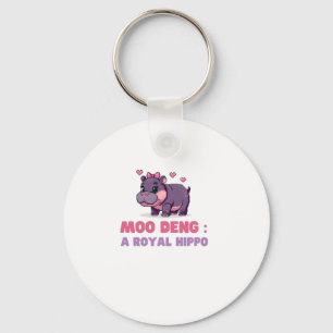 Llavero Curte MOO DENG ROYAL HIPPO Hippo Tema Zoología Pix