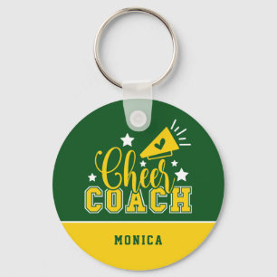 Llavero Curva personalizada Kelly Green & Yellow