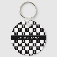 Custom Black and White Medical Symbol Caduceus