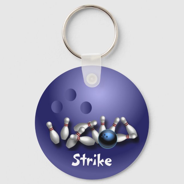 Llavero Custom Bowling Keychains Gifts (Anverso)