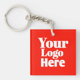 Llavero Custom Business Logo Keychain