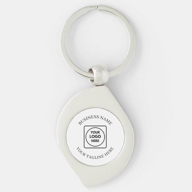Llavero Custom Company Logo Slogan Promo Keychains (Anverso)