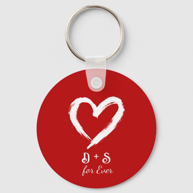 Llavero Custom Couple Valentine Keychain (Anverso)
