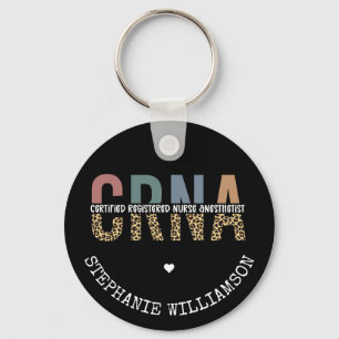 Llavero Custom CRNA Certified Registered Nurse Anesthetist