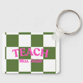 Llavero Custom Cute Teach Keychain