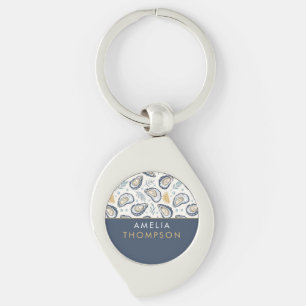 Llavero Custom Elegant Marine Oysters