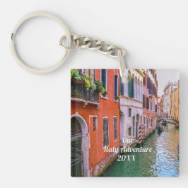 Llavero Custom Family Italy Trip Photo