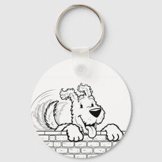 Llavero Custom gel mouse pad with a dog design