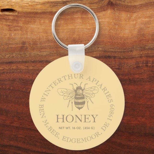 Llavero Custom Honey Business Promotional (Anverso)