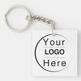 Llavero Custom Modern Minimalist Name & Initial 