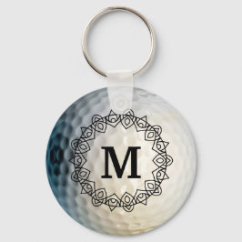Llavero Custom Monogram Golf Ball Sports Key Chain