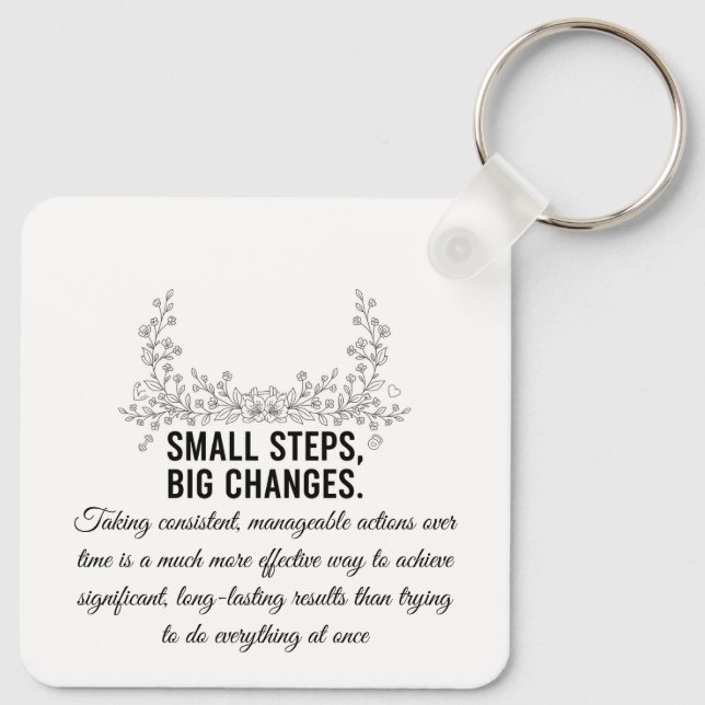 Llavero Custom Motivational Keychain (Reverso )