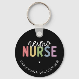 Llavero Custom Name Neuro Nurse Neuroscience Nurse Gifts