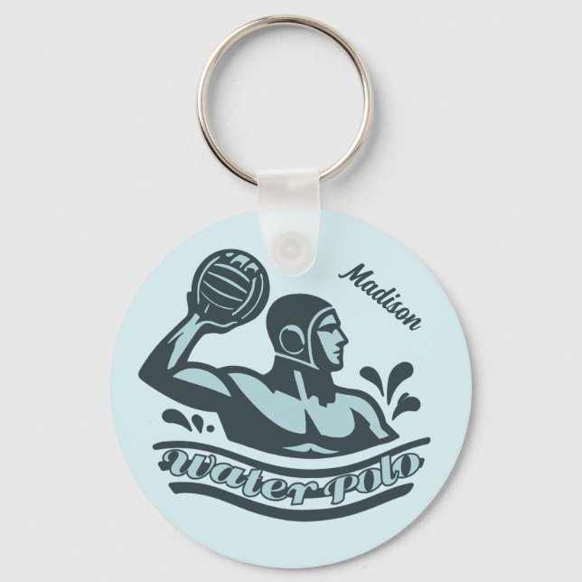 Llavero Custom Name Water Polo (Anverso)