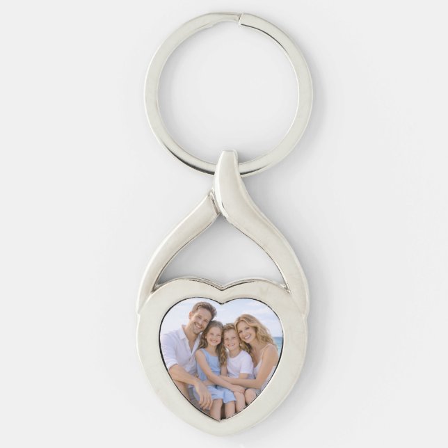 Llavero Custom Personalized Family Photo (Anverso)