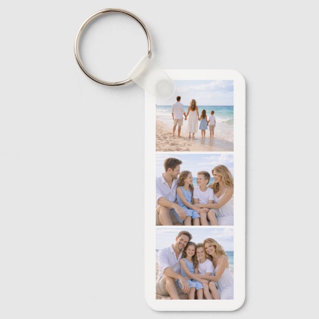 Llavero Custom Personalized Family Photo (Anverso)