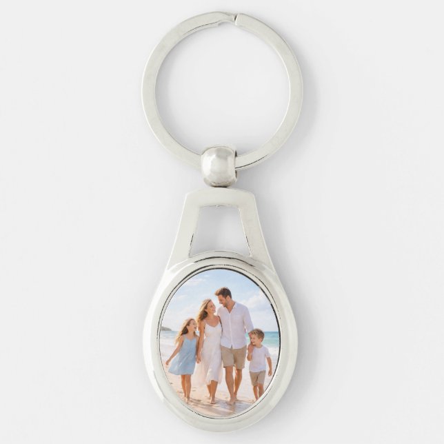 Llavero Custom Personalized Family Photo (Anverso)