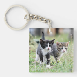 Llavero Custom Pet Photo Cat Keepsake