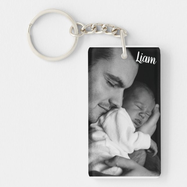 Llavero Custom photo and nombre keychain personalized (Frente)
