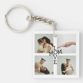 Llavero Custom Photo Collage Mom Keychain