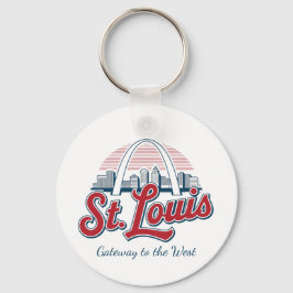Llavero Custom Photo & St. Louis Gateway Arch Slogan