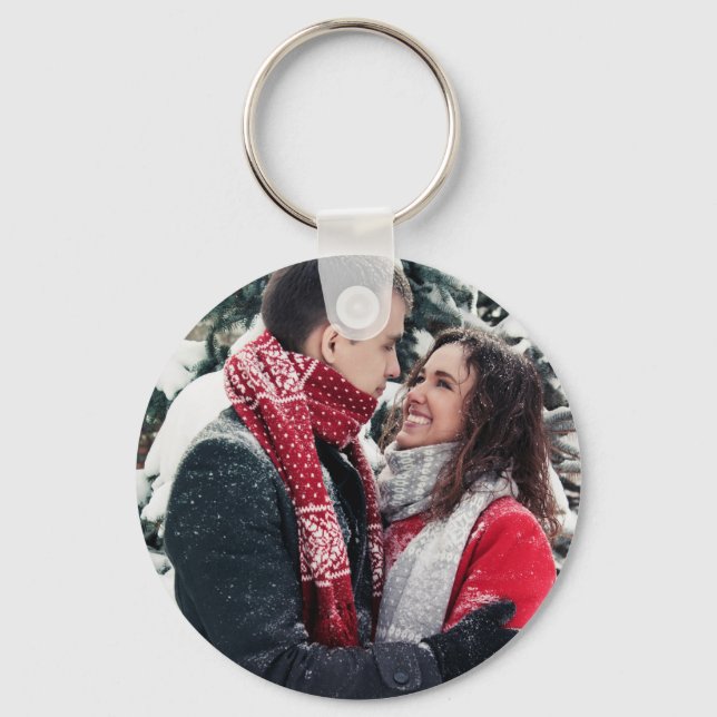 Llavero Custom Picture Keychain, Personalized Text (Anverso)