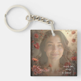 Llavero Custom Portrait for Her – Personalized Photo Gift
