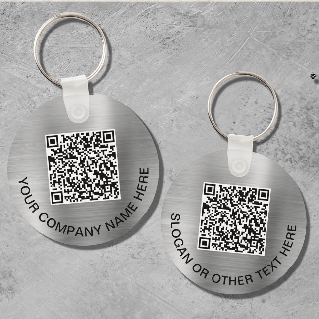 Llavero Custom QR Code Promotional Silver (Subido por el creador)