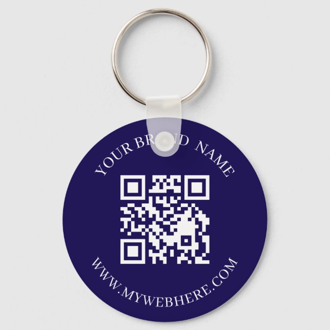 Llavero Custom QR Code Text Color Promo Keychains (Anverso)