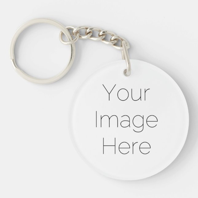 Llavero custom single photo Acrylic Keychain (Frente)