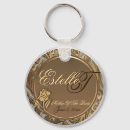 Llavero Customizable Mother Of The Bride Keepsake Keychain