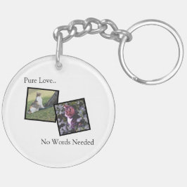 Llavero Customizable Pet Photo Keychain
