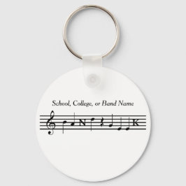 Llavero Customized Band Geek Key Chain