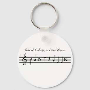 Llavero Customized Band Geek Key Chain