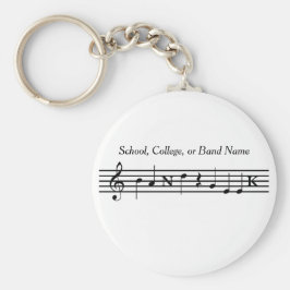 Llavero Customized Band Geek Key Chain