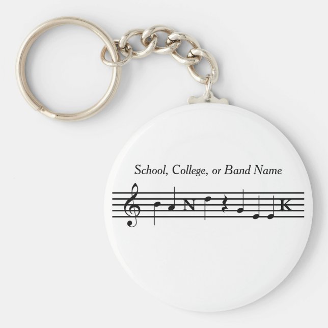 Llavero Customized Band Geek Key Chain (Frente)