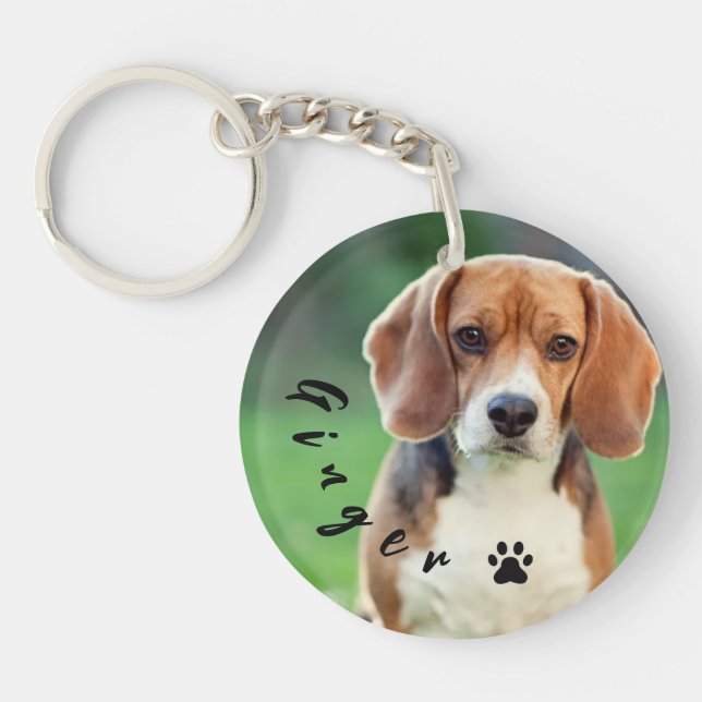 Llavero  Customized Pet  Photo Dog Lover with Photo (Frente)