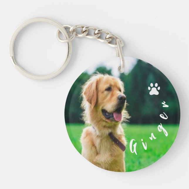 Llavero  Customized Pet  Photo Dog Lover with Photo (Frente)