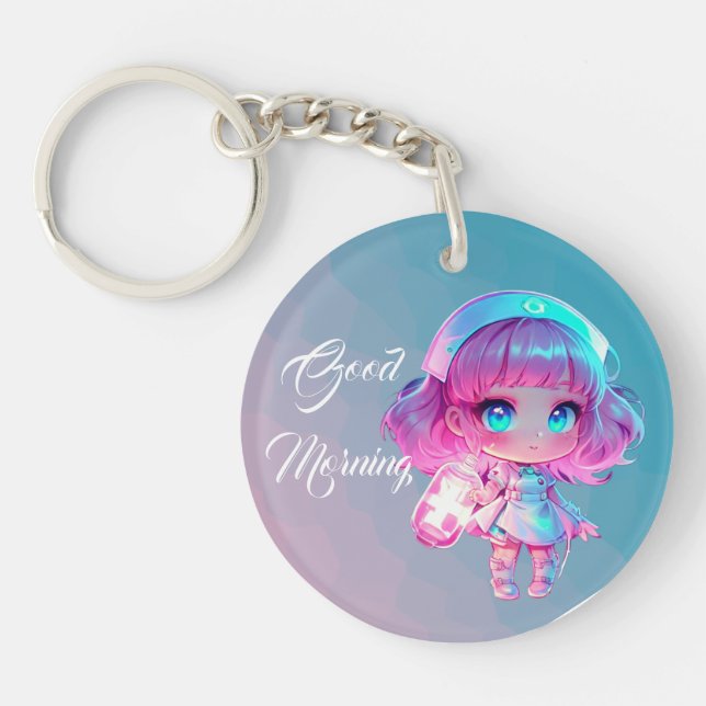 Llavero Cuta Chibi Dancing 3 Keychain (Frente)