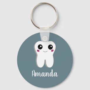 Llavero Cuta dental dental dental sonriente feliz