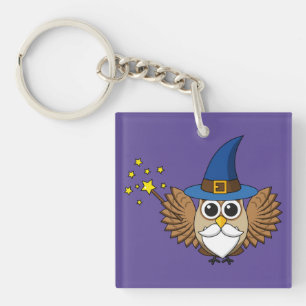 Llavero Cute a Merlin el Personalizado Lechuza Mago