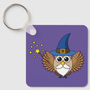 Llavero Cute a Merlin el Personalizado Lechuza Mago