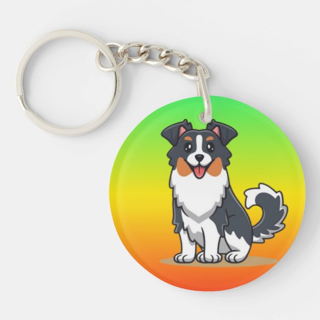 Llavero Cute Australian Shepherd-23144 (Frente)