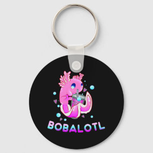 Llavero Cute Axolotl Lover Bobalotl Boba Kawaii Anime Japa