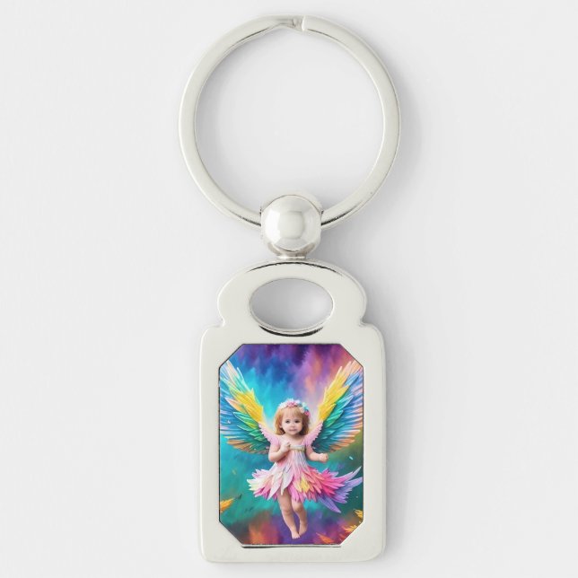 Llavero Cute Baby Angel Wings Art-38424 (Anverso)