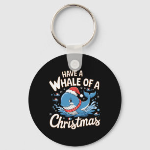Llavero Cute Ballena Santa Navidades Ocean Animal Lover Ho