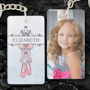 Llavero Cute ballerina zapatos personalizados nombre trend