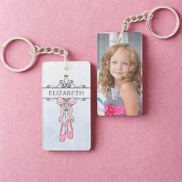 Llavero Cute ballerina zapatos personalizados nombre trend